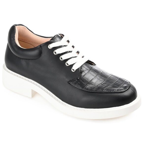 Journee Collection Women's Tru Comfort Foam Aliah Flat - Black | Size 6.5 - Picture 1 of 6